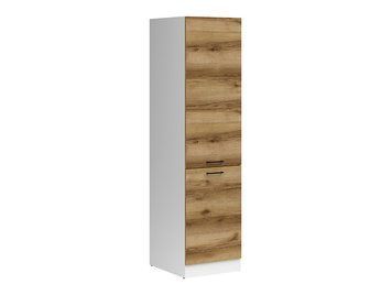 Кухонный шкаф высокий 50 см Junona Line BRW Black Red White D2D/50/195 білий / світлий дуб делано фото - Купить Навесные кухонные шкафы BLACK RED WHITE в эпицентре мебели GerborDesign.com.ua