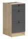 Кухонна тумба 40 см Junona Line BRW Black Red White D3S/40/82, дуб бернштайн / графіт, артикул K24-D3S/40/82_BBL-DBT/GF, фото 1