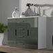 Комод SOHO Cama Meble S8/UNI білий / сірий глянець в інтер'єрі
