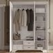 Спальня Кентуки БРВ (ВМК) Kentuki BRW білий альпійський фото 2 - меблі Спальні БРВ | ВМК-Україна, Київ, Дніпро, Львів, Луцьк, Хмельницький