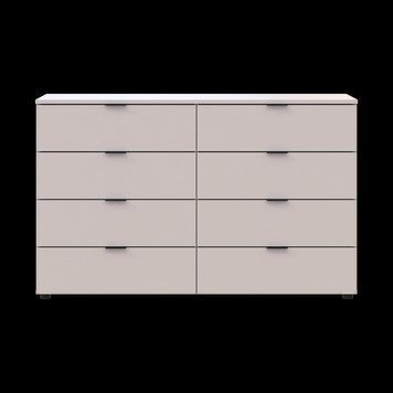 Комод Рон 8 Doros (Дорос) 8 шухляд 130х38х81 см кашемір фото - Купити Комоди DOROS | ДОРОС в епіцентрі меблів GerborDesign.com.ua