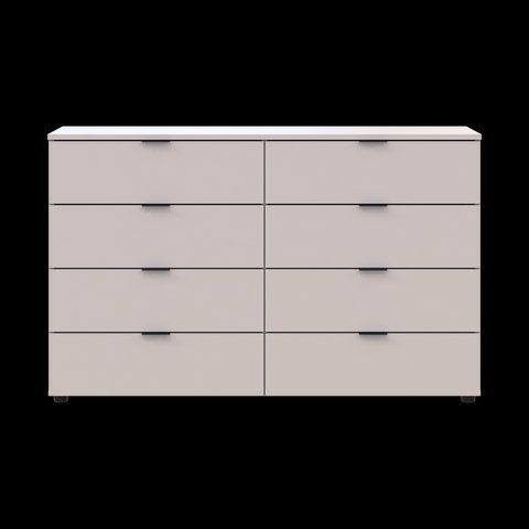 Комод Рон 8 Doros (Дорос) 8 шухляд 130х38х81 см кашемір фото - Купити Комоди DOROS | ДОРОС в епіцентрі меблів GerborDesign.com.ua, Київ, Дніпро, Львів, Луцьк, Хмельницький