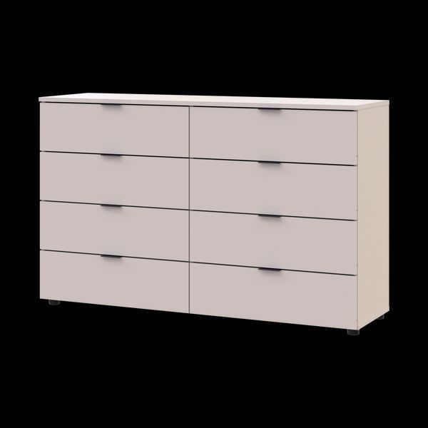 Комод Рон 8 Doros (Дорос) 8 шухляд 130х38х81 см кашемір фото - Купити Комоди DOROS | ДОРОС в епіцентрі меблів GerborDesign.com.ua, Київ, Дніпро, Львів, Луцьк, Хмельницький