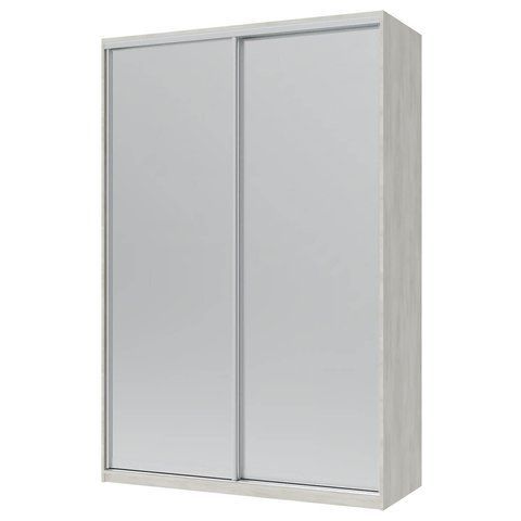 Шкаф-купе Сити Лайт Doros (Дорос) 2 Зеркала 150х60х225 см белое дерево фото - Купить Шкафы-купе DOROS | ДОРОС в эпицентре мебели GerborDesign.com.ua, Киев, Днепр, Львов, Луцк, Хмельницкий