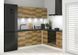 Кутова кухня 200x200 см Junona Line BRW, кухонний гарнітур кутовий 2x2 м Black Red White білий / світлий дуб делано фото - Купити Кухні BLACK RED WHITE в епіцентрі меблів GerborDesign.com.ua