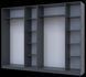Шкаф распашной для одежды Промо Doros (Дорос) 3+3 ДСП 270х48х204, антрацит, артикул 42005336, фото 2