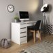 Стіл туалетний письмовий Perfect Home Ада / Ada 5S/120 з 5 шухядами білий глянець фото 1 - меблі Туалетні столики PERFECT HOME