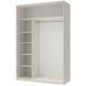 Шкаф-купе Сити Лайт Doros (Дорос) 2 Зеркала 150х60х225 см белое дерево фото 2 - мебель Шкафы-купе DOROS | ДОРОС