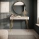 Стіл туалетний Perfect Home Ланте / Lante 1S/100 з 1 шухлядою і золотими ніжками бежевый фото 1 - меблі Туалетні столики PERFECT HOME