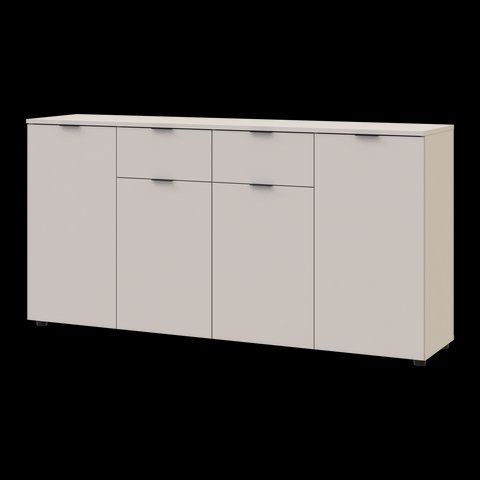 Комод Рон 7 Doros (Дорос) 4 двері 2 шухляди 160х38х81 см кашемір фото - Купити Комоди DOROS | ДОРОС в епіцентрі меблів GerborDesign.com.ua, Київ, Дніпро, Львів, Луцьк, Хмельницький