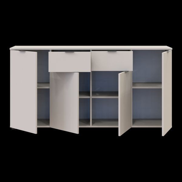 Комод Рон 7 Doros (Дорос) 4 двери 2 ящика 160х38х81 см кашемир фото - Купить Комоды DOROS | ДОРОС в эпицентре мебели GerborDesign.com.ua, Киев, Днепр, Львов, Луцк, Хмельницкий