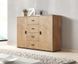 Комод SOHO Cama Meble S8/UNI дуб лефкас / чорний фото 4 - мебель Комоды CAMA MEBLE
