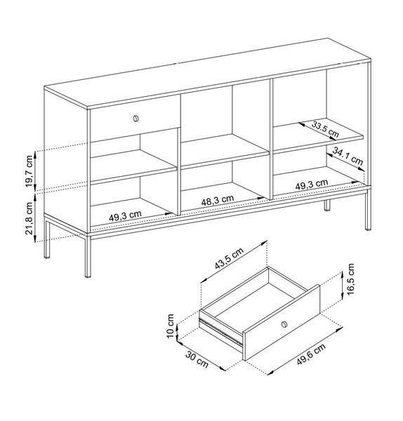 Комод Perfect Home Моно / Mono 3-дверный с 3 ящиками и золотыми ножками MKSZ154 беж песочный фото - Купить Комоды PERFECT HOME в эпицентре мебели GerborDesign.com.ua
