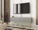 Тумба під телевізор Perfect Home Оро / Oro 2-дверна з золотими ніжками RTV135 MDF сірий фото 1 - меблі Тумби ТВ PERFECT HOME