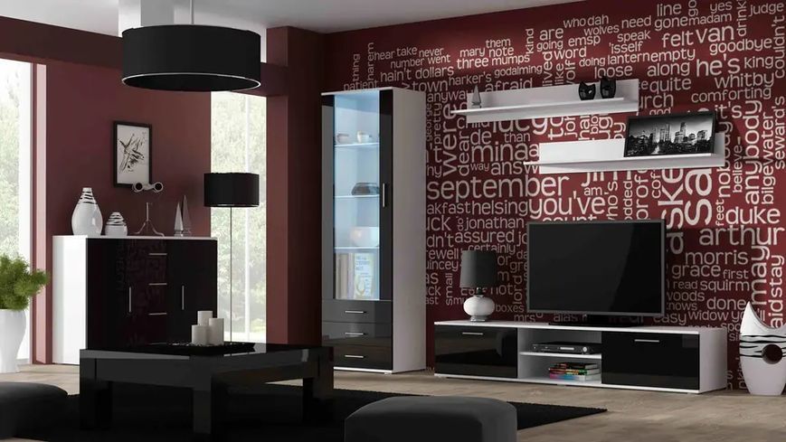 Полиця (2 шт.) SOHO Cama Meble S5 білий фото - Купити Навісні полиці CAMA MEBLE в епіцентрі меблів GerborDesign.com.ua
