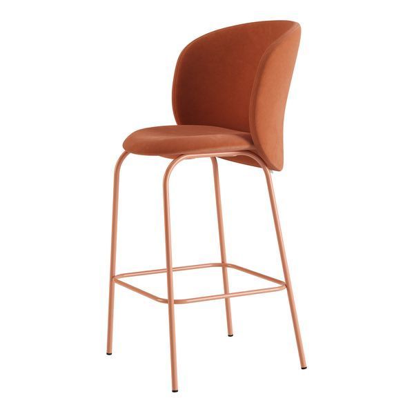 Стул полубарный LOVKO Lilo LOVKO Exclusive LOVKO Terracotta LOVKO Velvet  фото - Купить Барные стулья LOVKO в эпицентре мебели GerborDesign.com.ua