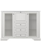 Буфет Вайт Гербор 2W3S1B White Gerbor ясен сніжний / сосна срібна фото - Купити Комоди ГЕРБОР | GERBOR в епіцентрі меблів GerborDesign.com.ua