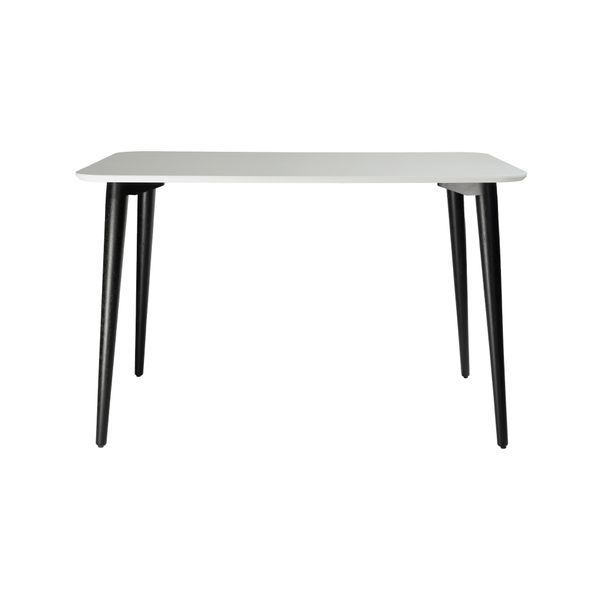 Стіл LOVKO Dan 120 х 80 білий / чорний  фото - Купити Столи LOVKO в епіцентрі меблів GerborDesign.com.ua