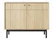 Комод Perfect Home Джапанді / Japandi K104 2-дверний Дуб линео фото 4 - меблі Комоди PERFECT HOME