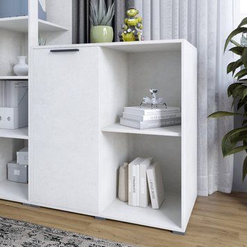 Тумба LION Краш 82x43x86 см (LION-044120) бетон style фото - Купить Комоды LION в эпицентре мебели GerborDesign.com.ua