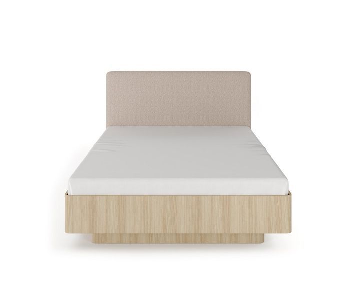 Кровать (каркас) Perfect Home Вики / Viki 160 с мягким изголовьем двуспальная Дуб баристый фото - Купить Кровати PERFECT HOME в эпицентре мебели GerborDesign.com.ua