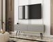 Тумба під телевізор Perfect Home Оро / Oro 2-дверна з чорними ніжками RTV135 MDF сірий фото 1 - меблі Тумби ТВ PERFECT HOME