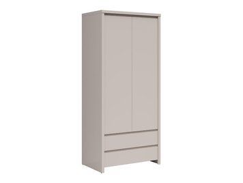 Шафа Kaspian BRW 90 см з двома дверима та 2 шухлядами BLACK RED WHITE SZF2D2S кашемір фото - Купити Шафи BLACK RED WHITE в епіцентрі меблів GerborDesign.com.ua