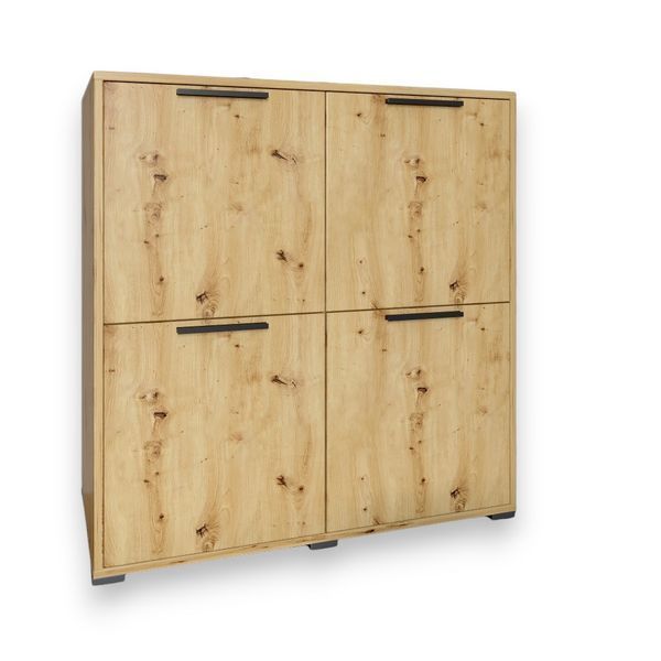 Тумба LION Краш 82x43x86 см (LION-041770) дуб артизан фото - Купить Комоды LION в эпицентре мебели GerborDesign.com.ua, Киев, Днепр, Львов, Луцк, Хмельницкий