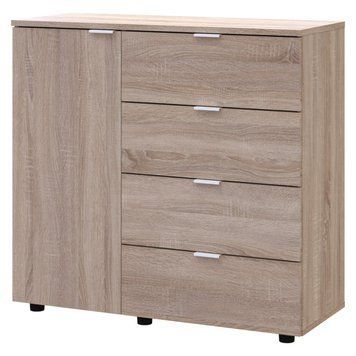 Комод GС1 Doros (Дорос) 100х40х82 см дуб сонома фото - Купить Комоды DOROS | ДОРОС в эпицентре мебели GerborDesign.com.ua