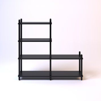Полка LOVKO Dao #5 черный дуб  фото - Купить Полки LOVKO в эпицентре мебели GerborDesign.com.ua