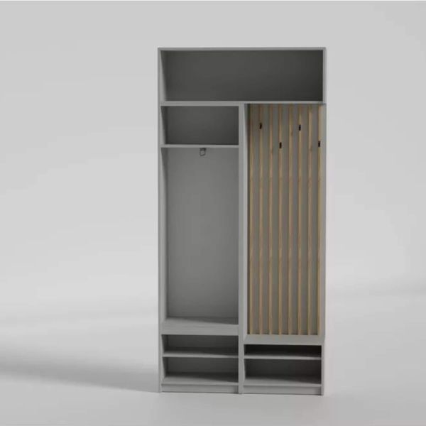 Прихожая Space / Спейс №2 LUXE STUDIO 1200х416х2504 мм капуччино фото - Купить Прихожие LUXE STUDIO в эпицентре мебели GerborDesign.com.ua