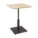 Стіл LOVKO Ibiza LOVKO Soft light 60x60 чорний метал / дуб ДСП (текстура), , артикул 22932301, фото 1