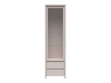 Витрина Kaspian BRW 56 см с дверцами и 2 выдвижными ящиками BLACK RED WHITE REG1W2S кашемир фото - Купить Витрины BLACK RED WHITE в эпицентре мебели GerborDesign.com.ua
