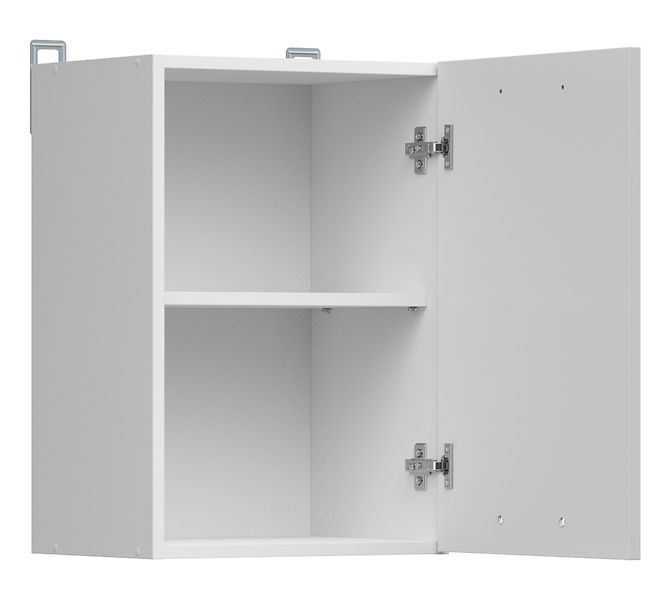 Кухонный шкаф навесной 40 см Junona Line BRW Black Red White G1D/40/57 білий / світло-сірий глянець фото - Купить Навесные кухонные шкафы BLACK RED WHITE в эпицентре мебели GerborDesign.com.ua