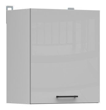 Кухонный шкаф навесной 50 см Junona Line BRW Black Red White G1D/50/57 білий / світло-сірий глянець фото - Купить Навесные кухонные шкафы BLACK RED WHITE в эпицентре мебели GerborDesign.com.ua