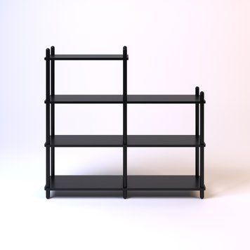 Полка LOVKO Dao #6 черный дуб  фото - Купить Полки LOVKO в эпицентре мебели GerborDesign.com.ua