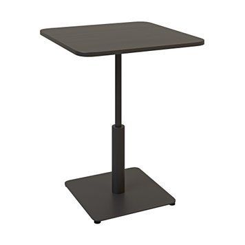 Стол LOVKO Ibiza LOVKO Soft light 60x60 черный металл/черный ДСП (текстура)  фото - Купить Столы LOVKO в эпицентре мебели GerborDesign.com.ua