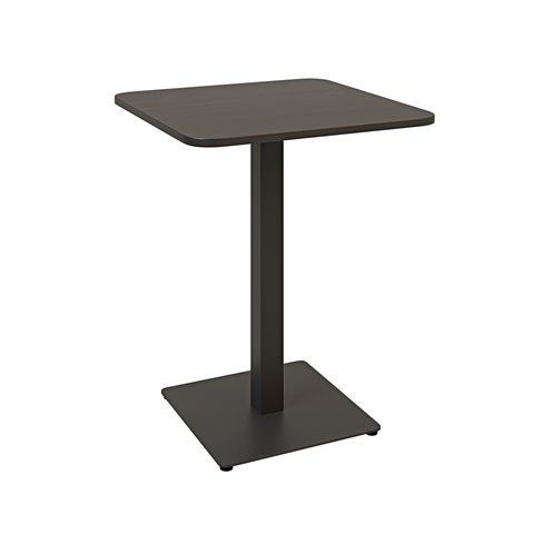 Стіл LOVKO Tetra light soft 60 х 60 чорний метал / чорне ДСП (текстура)  фото - Купити Столи LOVKO в епіцентрі меблів GerborDesign.com.ua, Київ, Дніпро, Львів, Луцьк, Хмельницький
