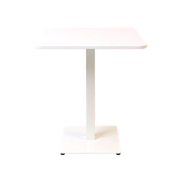 Стіл LOVKO Tetra light soft 70 х 70 білий метал / білий ДСП (текстура)  фото - Купити Столи LOVKO в епіцентрі меблів GerborDesign.com.ua, Київ, Дніпро, Львів, Луцьк, Хмельницький