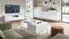Комод Perfect Home Нова / Nova 3-дверный с 3 ящиками и золотыми ножками KSZ154 белый фото 7 - мебель Комоды PERFECT HOME