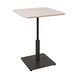 Стіл LOVKO Ibiza LOVKO Soft light 60x60 чорний метал / кашемір ДСП  фото 1 - меблі Столи LOVKO