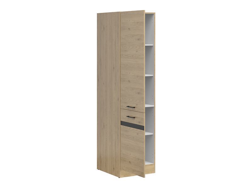 Кухонный шкаф высокий 50 см Junona Line BRW Black Red White D2D/50/195 дуб бернштайн фото - Купить Навесные кухонные шкафы BLACK RED WHITE в эпицентре мебели GerborDesign.com.ua