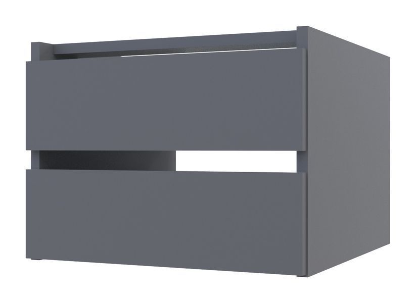 Блок ящиков для шкафа-купе G-Кайзер Doros (Дорос) от 180 см 44,8х42х33,6 графит фото - Купить Шкафы-купе DOROS | ДОРОС в эпицентре мебели GerborDesign.com.ua
