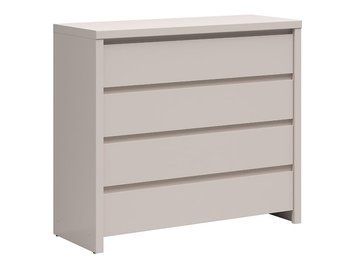 Комод Kaspian BRW 105 см с 4 ящиками BLACK RED WHITE KOM4S кашемир фото - Купить Комоды BLACK RED WHITE в эпицентре мебели GerborDesign.com.ua