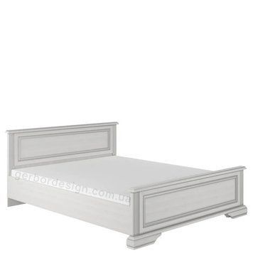 Кровать 160 Вайт Гербор каркас White Gerbor ясень снежный / сосна серебряная фото - Купить Кровати ГЕРБОР | GERBOR в эпицентре мебели GerborDesign.com.ua