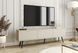 Тумба під телевізор Perfect Home Оро / Oro 3-дверна з чорними ніжками RTV175 бежевый фото 1 - меблі Тумби ТВ PERFECT HOME