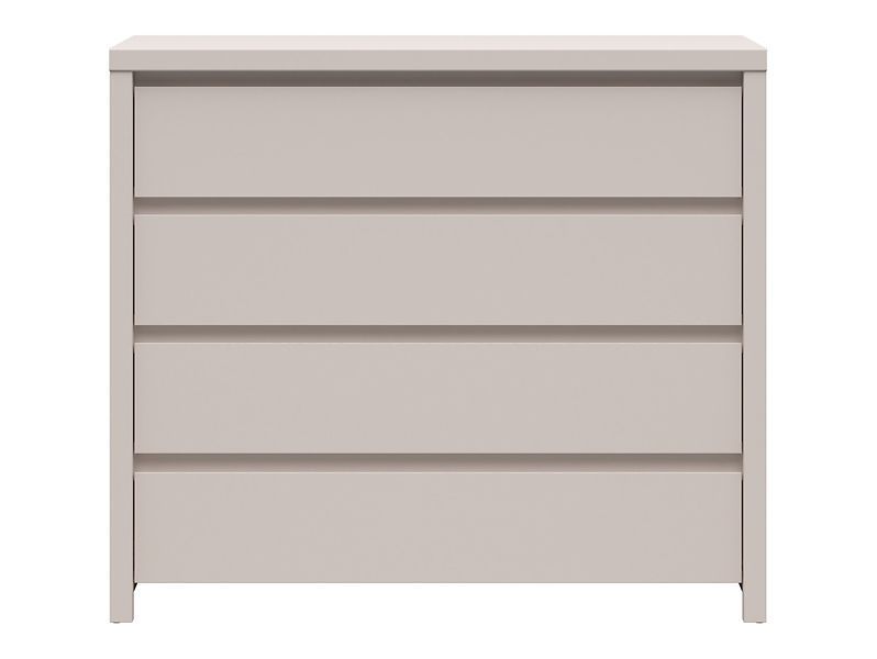 Комод Kaspian BRW 105 см с 4 ящиками BLACK RED WHITE KOM4S кашемир фото - Купить Комоды BLACK RED WHITE в эпицентре мебели GerborDesign.com.ua