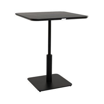 Стол LOVKO Ibiza soft LOVKO HPL 60x60 LOVKO Egger LOVKO F206 Камень Пьетра Гриджия черный  фото - Купить Столы LOVKO в эпицентре мебели GerborDesign.com.ua