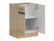Кухонная тумба 60 см Junona Line BRW Black Red White D2D/60/82 дуб бернштайн фото 3 - мебель Нижние кухонные шкафы BLACK RED WHITE