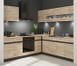 Кутова кухня 220x240 см Junona Line BRW, кухонний гарнітур кутовий 2.2x2.4 м Black Red White венге / дуб сонома фото - Купити Кухні BLACK RED WHITE в епіцентрі меблів GerborDesign.com.ua